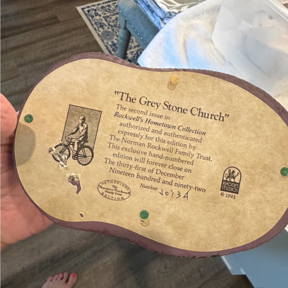 The Grey Stone Church Collectible Plate